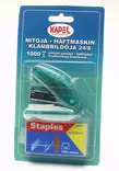 Kapel nitoja + niitit 1000 kpl - Toimistotarvikkeet - 6410411571541 - 1