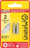 Magnum kärki ACR2 2 kpl PZ1 25 mm - Ruuvauskärjet ja -sarjat - 6418868173011 - 1