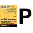 Tarrakirjain P 100 mm - Postilaatikot ja numerot - 6438152088531 - 1