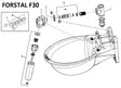 Venttiili Forstal F30 - Juomakuppien varaosat - 3599150042901 - 2