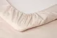 Muotoonommeltu lakana 80-90x200+25 cm beige - Saunatarvikkeet - 6410416334141 - 1