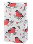 Paperipussi Punatulkku 13x8x24 cm 10 kpl - Joulukoristeet - 6410416485201 - 1