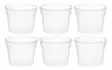 Muoviruukku kirkas 13 cm 6 kpl - Taimikasvatus - 6410416535531 - 1