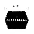 Kuusikulmainen kiilahihna 12,7 x 85" - Hihnat ja tarvikkeet - 8716106099221 - 4