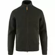 Fjällräven Övik Zip Cardigan Knit M Dark Olive - Retkeilyasusteet - 7323450789541 - 1