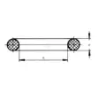 Husqvarna O-rengas - Robottiruohonleikkurin varaosat - 580445101 - 2