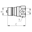 Pikaliitin uros 3/8" – 10 – 3/8 BSP - Hydrauliikka - 8719593058641 - 2
