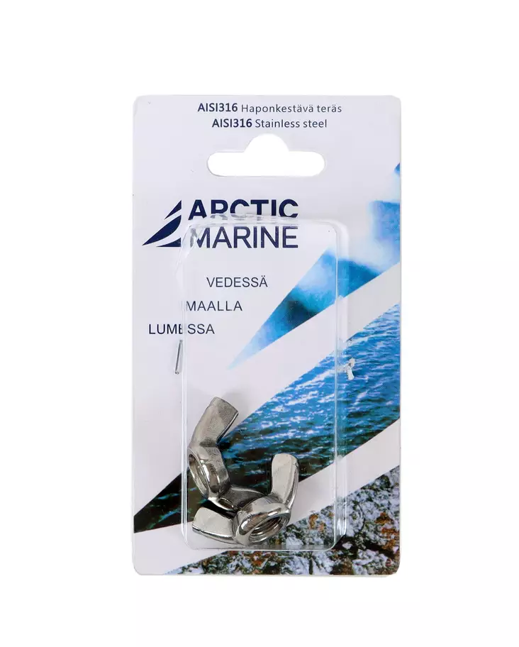 Arctic Marine siipimutteri - Pultit ja mutterit, metrinen kierre - 6430045424051 - 1