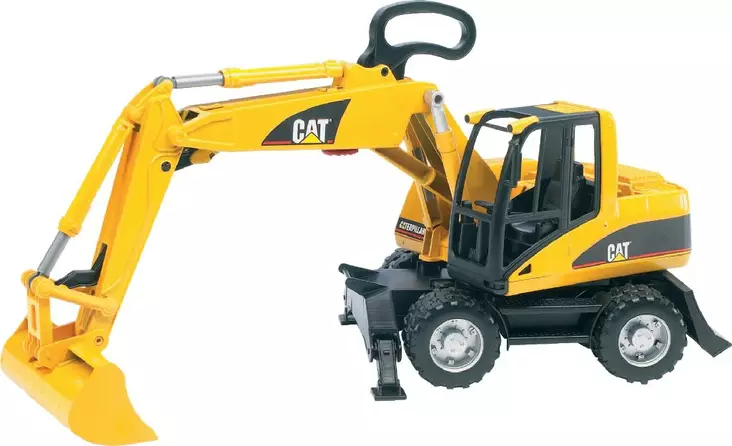Bruder Caterpillar pyöräalustainen kaivinkone - Bruder työkonelelut - 4001702024451 - 1