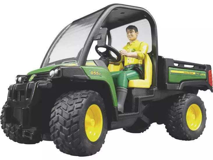 Bruder Gator John Deere XUV 855D lava-ajoneuvo kuljettajalla - Bruder työkonelelut - 4001702024901 - 1