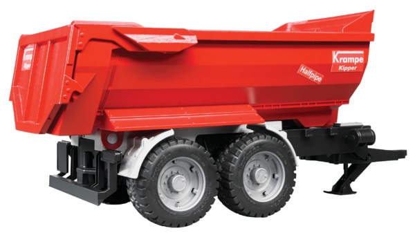 Bruder Krampe kippiperävaunu "halfpipe" - Bruder työkonelelut - 8719493963021 - 1