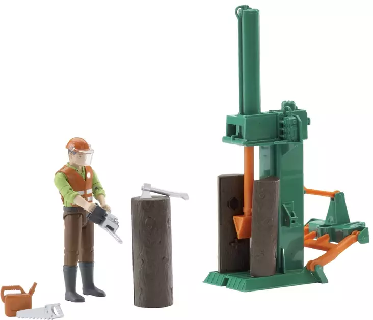 Bruder halkaisukone hahmolla - Bruder työkonelelut - 4001702626501 - 1