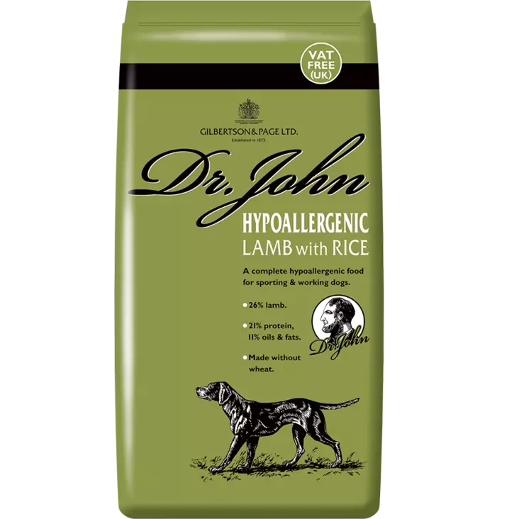Dr. John Hypoallergenic Lamb & Rice 15kg Koiranruoka Savenmaa