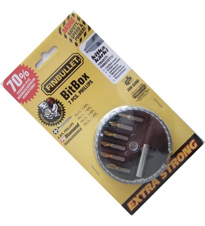 Finbullet Diamond ruuvauskärkisarja - Ruuvauskärjet ja -sarjat - 6430017706611 - 1