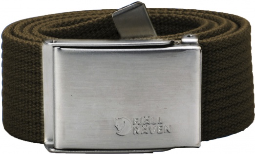 Fjällräven Canvas Belt Dark Olive - Retkeilyasusteet - 7392158525171 - 1