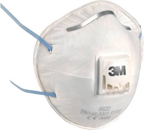 Hengityssuojain 3M 8822 FFP2 10 kpl - Hengityssuojaimet - 5700030149421 - 1