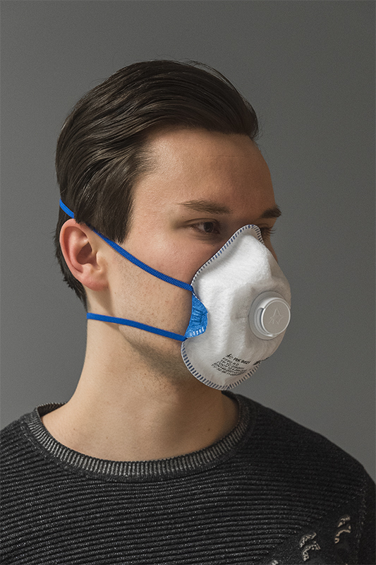 Hengityssuojain FFP2 venttiilillä - Hengityssuojaimet - 4013307537601 - 1