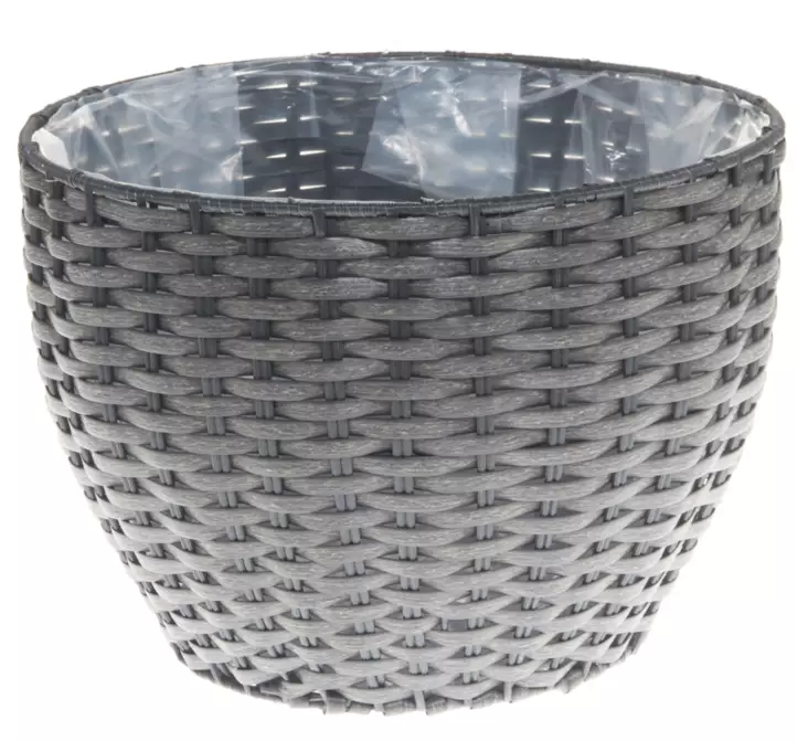 Istutuskori Onyx harmaa 31x31x23 cm - Ruukut, vaasit, korit - 6410412643551 - 1