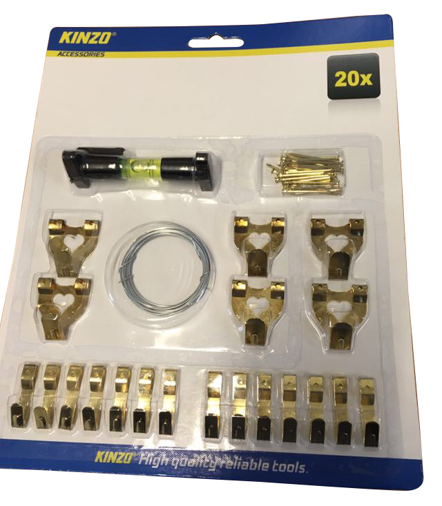 Kinzo ripustussetti 22-os. - Kiinnikkeet - 8711252797441 - 1