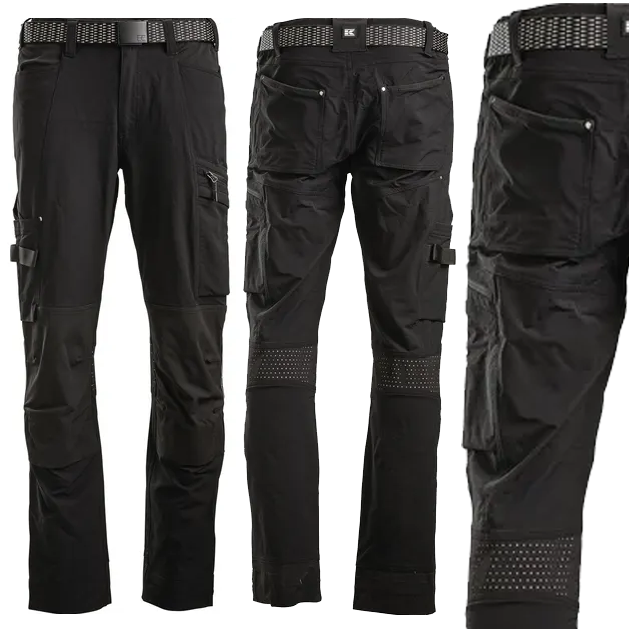 Kramp 4Way Stretch Technical housut musta - Kesä työvaatteet - 8719493022001 - 1