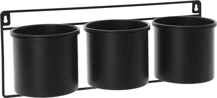 Kukkaruukku 3-os. seinäkiinnitys - Ruukut, vaasit, korit - 8720573145541 - 1