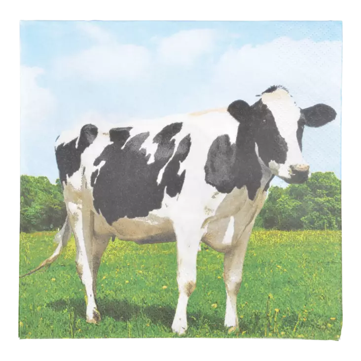 Lautasliina Lehmä 33x33cm - Muuta kaunista - 8714982113451 - 1