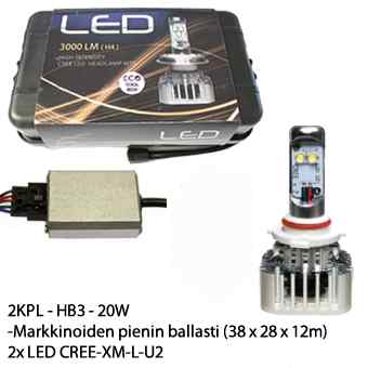 Led-muutossarja 20W Cree - Työvalot - 6419943616171 - 1