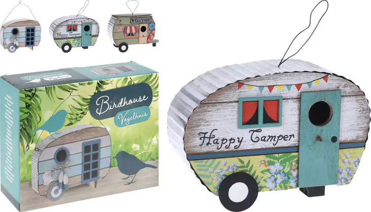 Linnunpönttö Caravan koristekäyttöön - Lintulaudat ja -pöntöt - 8719987512681 - 1