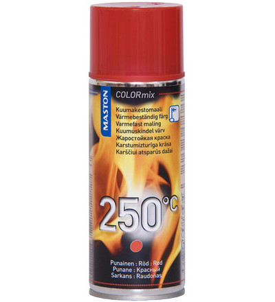 Maston kuumankestospray 250°C punainen - Spraymaalit - 6412494008051 - 1