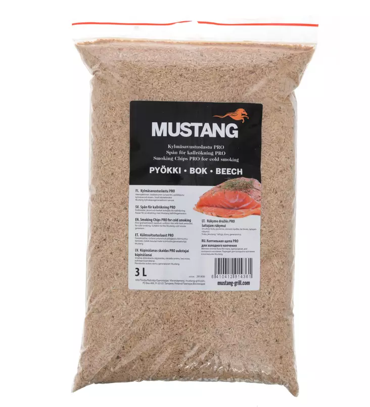 Mustang Pro kylmäsavupuru Pyökki 3L - Grillaustarvikkeet - 6410412914361 - 1