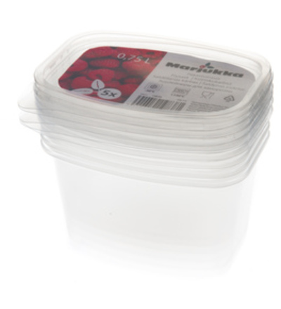 Marjukka pakasterasia 0,75 ltr 5 kpl/pkt - Säilöntätuotteet - 6410410198381 - 1