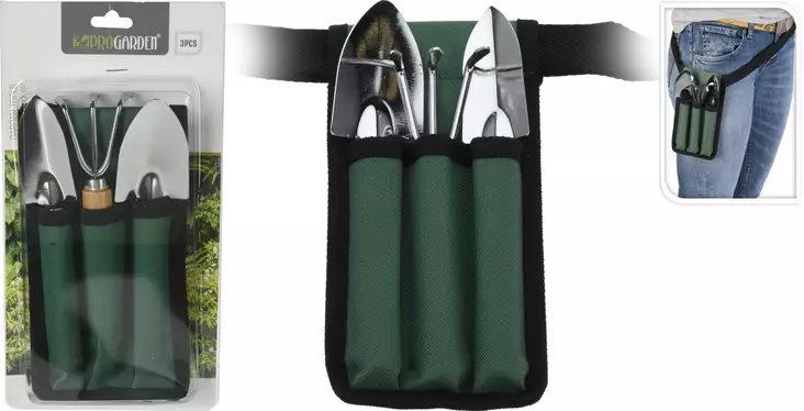 Puutarhatyökalusetti vyölaukulla - Muuta tarpeellista - 8719202138221 - 1