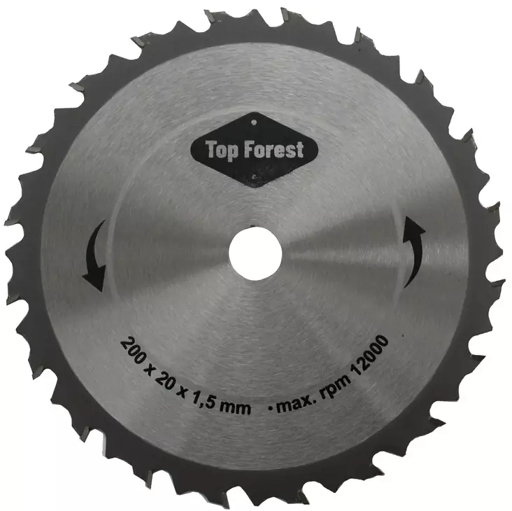 Raivaussahan kovapalaterä 200x20x1,5mm - Sirkkelin- ja pyörösahanterät - 6430074694821 - 1