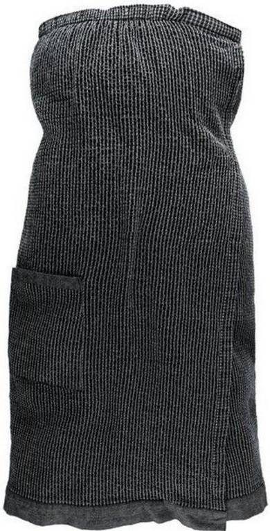 Rento Kietaisupyyhe Kenno musta/harmaa - Saunatarvikkeet - 6410416145761 - 1