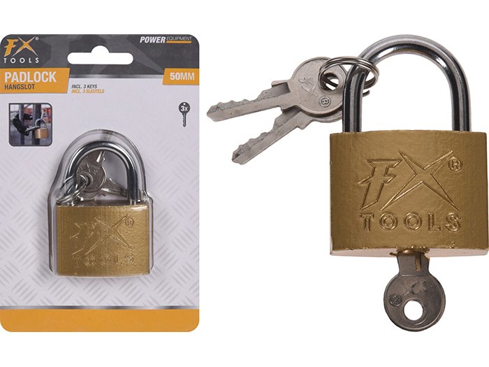 Riippulukko 50 mm - Riippulukot, salvat, haat - 8719987574061 - 1