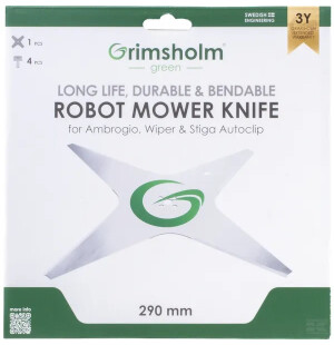 Robottiruohonleikkurin terä 29cm (P) - Ruohonleikkurit - 7350076761231 - 1