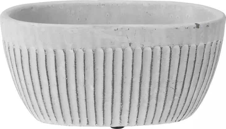 Ruukku valkoinen 20x11x9 cm - Ruukut, vaasit, korit - 8720573187541 - 1