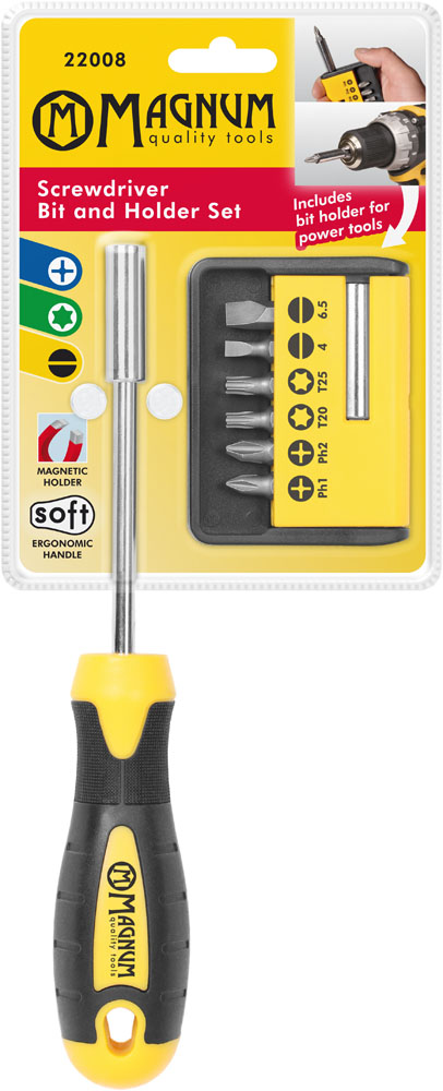 Ruuvitalttapidinsarja 100 mm 8-os. - Ruuvauskärjet ja -sarjat - 6418868220081 - 1