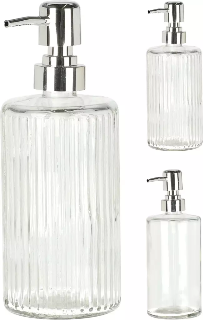 Saippua-annostelija kirkas lasinen - Kosmetiikka - 8719987845901 - 1