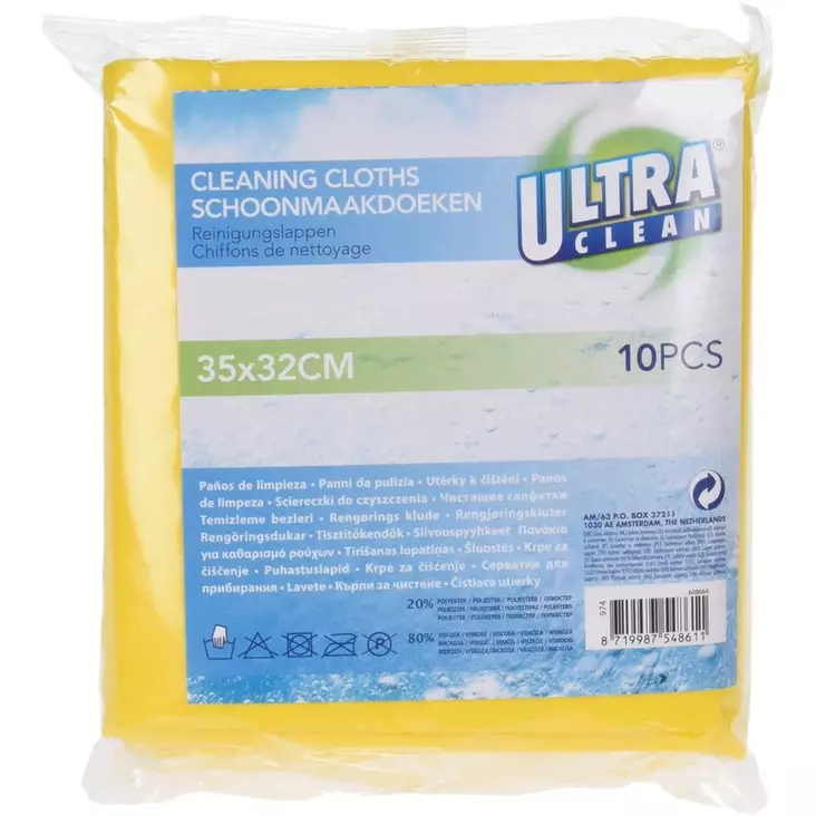 Siivousliina 10 kpl/pkt - Yleispuhdistus - 8719987548611 - 1