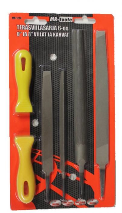 Teräsviilasarja 6-os. - Hiomatarvikkeet - 6430032154251 - 1