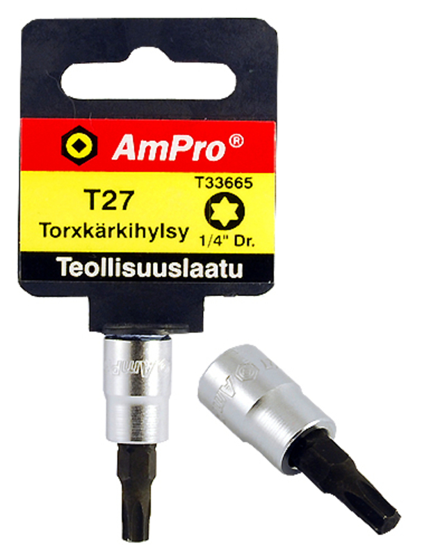 Torx-kärkihylsy 1/4" - Hylsyt ja -sarjat - 795609336611 - 1