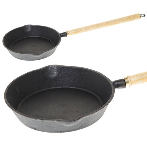 Valurautapannu pitkä varsi - Grillaustarvikkeet - 6410412761071 - 2