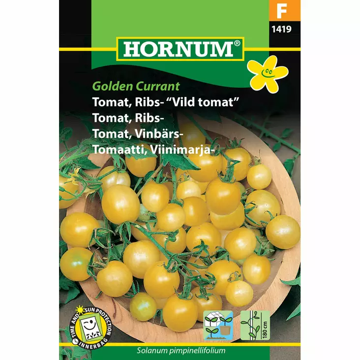 Viinimarjatomaatti ´Golden Currant´ - Siemenet ja siemenperunat - 5708787014191 - 1