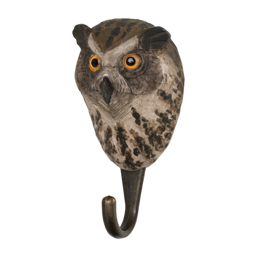 Wildlife Garden seinäkoukku Pöllö - Luontoaiheiset tuotteet - wg501 - 1