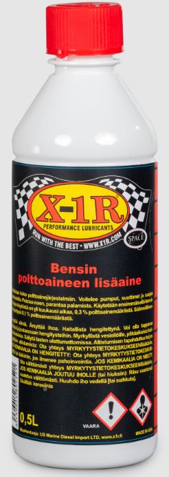 X-1R Bensin booster 0,5 litraa - Autokemikaalit - 6430014802521 - 1