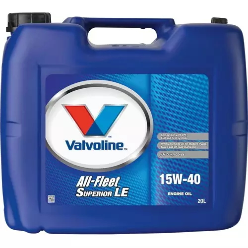 Valvoline All Fleet Superior LE 15W-40 moottoriöljy 20 l - Moottoriöljyt - 21-913951 - 1