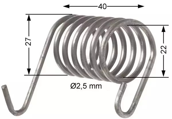 Palautusjousi oikea Fransgård - Noukkimet - 5700030836901 - 1