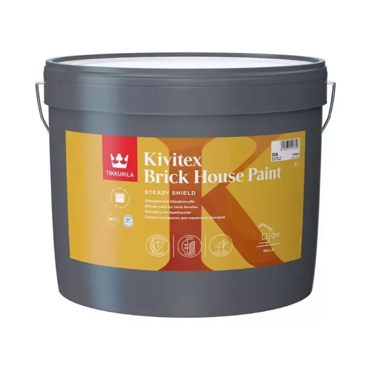 Tikkurila Kivitex Brick House Paint 2,7 l tiilitalomaali - Ulkomaalit - 6408070148341 - 1