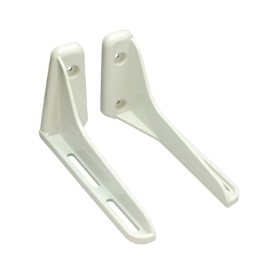 Pesualtaan kannatin 240 mm valkoinen - Kannakkeet ja ruuvit - 6413820800011 - 1